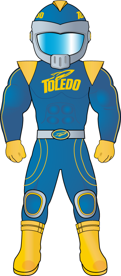 Toledo Rockets 2009-2015 Mascot Logo DIY iron on transfer (heat transfer)